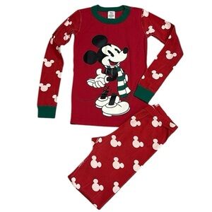 NEW Hanna Andersson Disney Mickey Christmas PJs